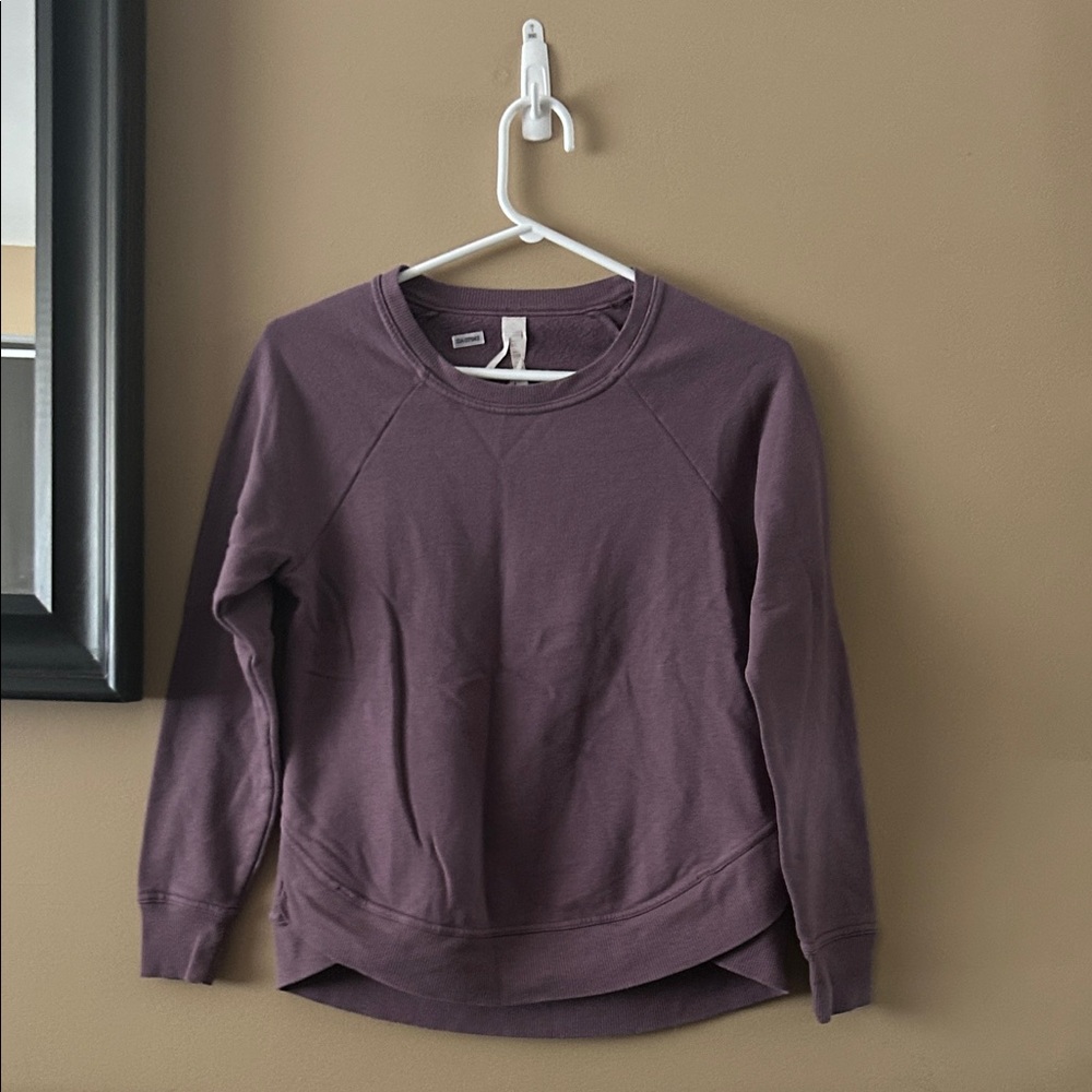 Balance Collection Plum Long Sleeve Top